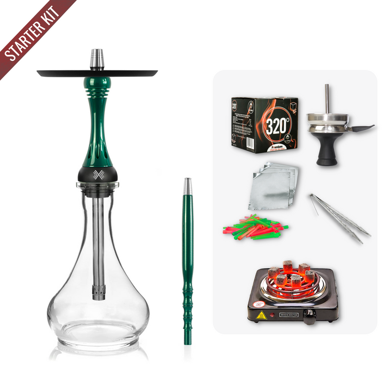 Alpha Hookah X - Green Candy - Starter Kit